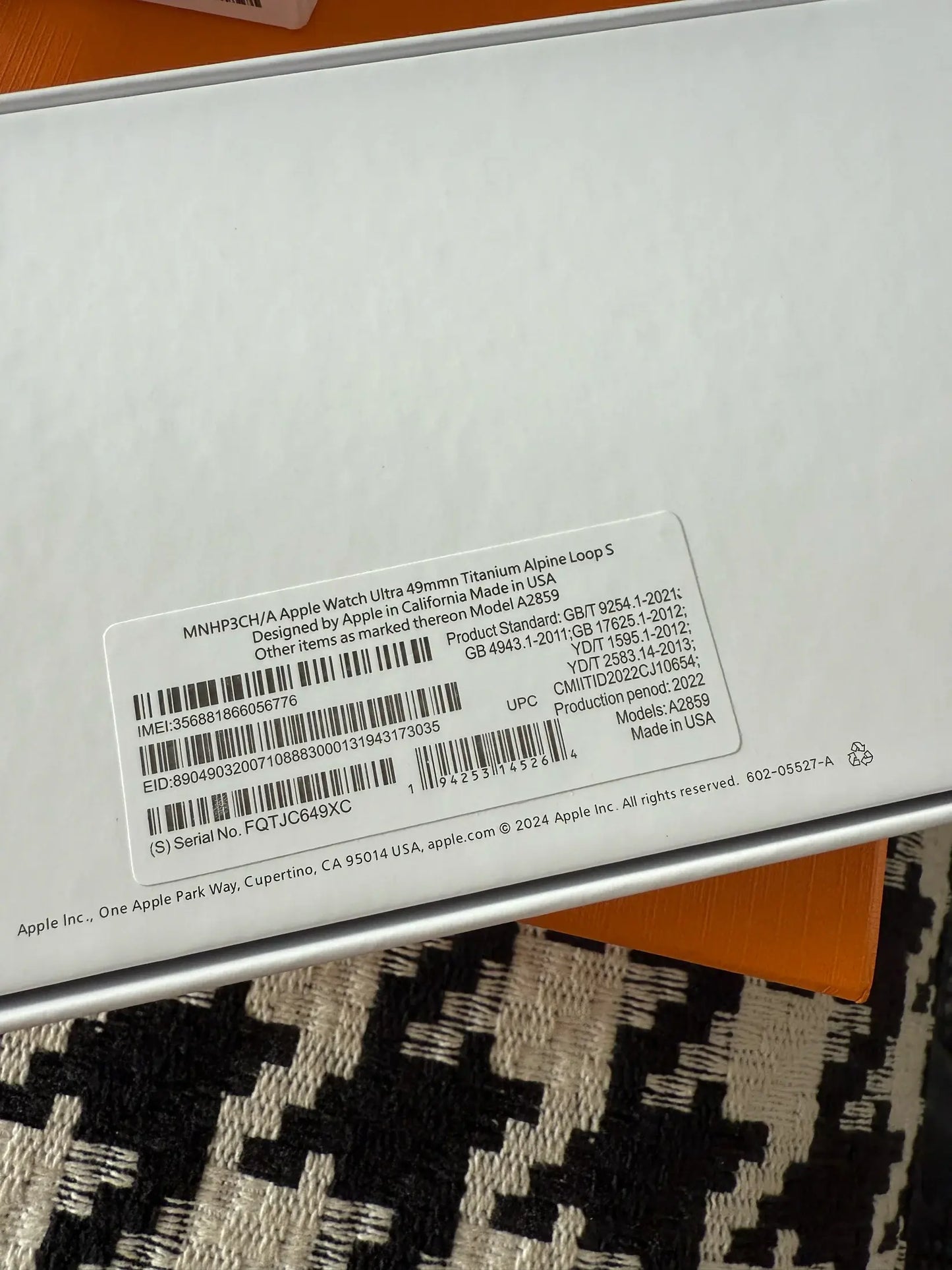 Apple Watch Ultra 2 - Vendor